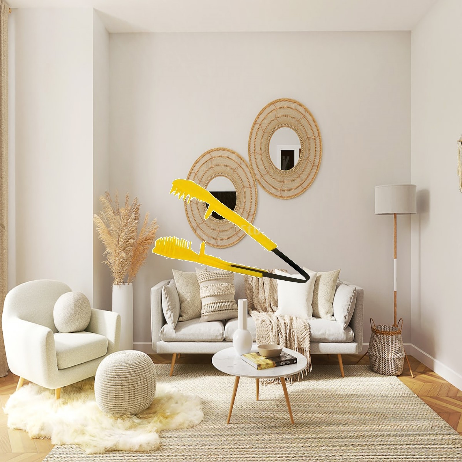 Gardening Tools Yellow - أداة تقليم العنب بمقبض أصفر، مقص