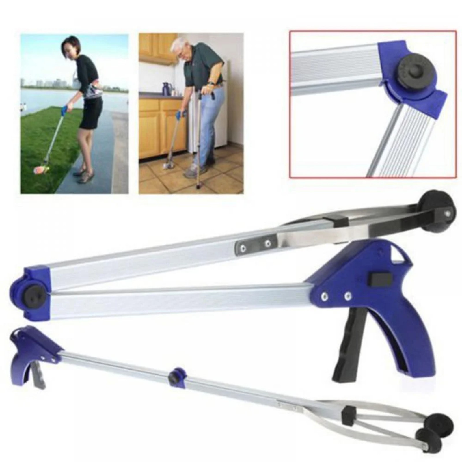 Gardening Tools For Seniors - طويلة قابلة للطي سميكة سبائك الألومنيوم