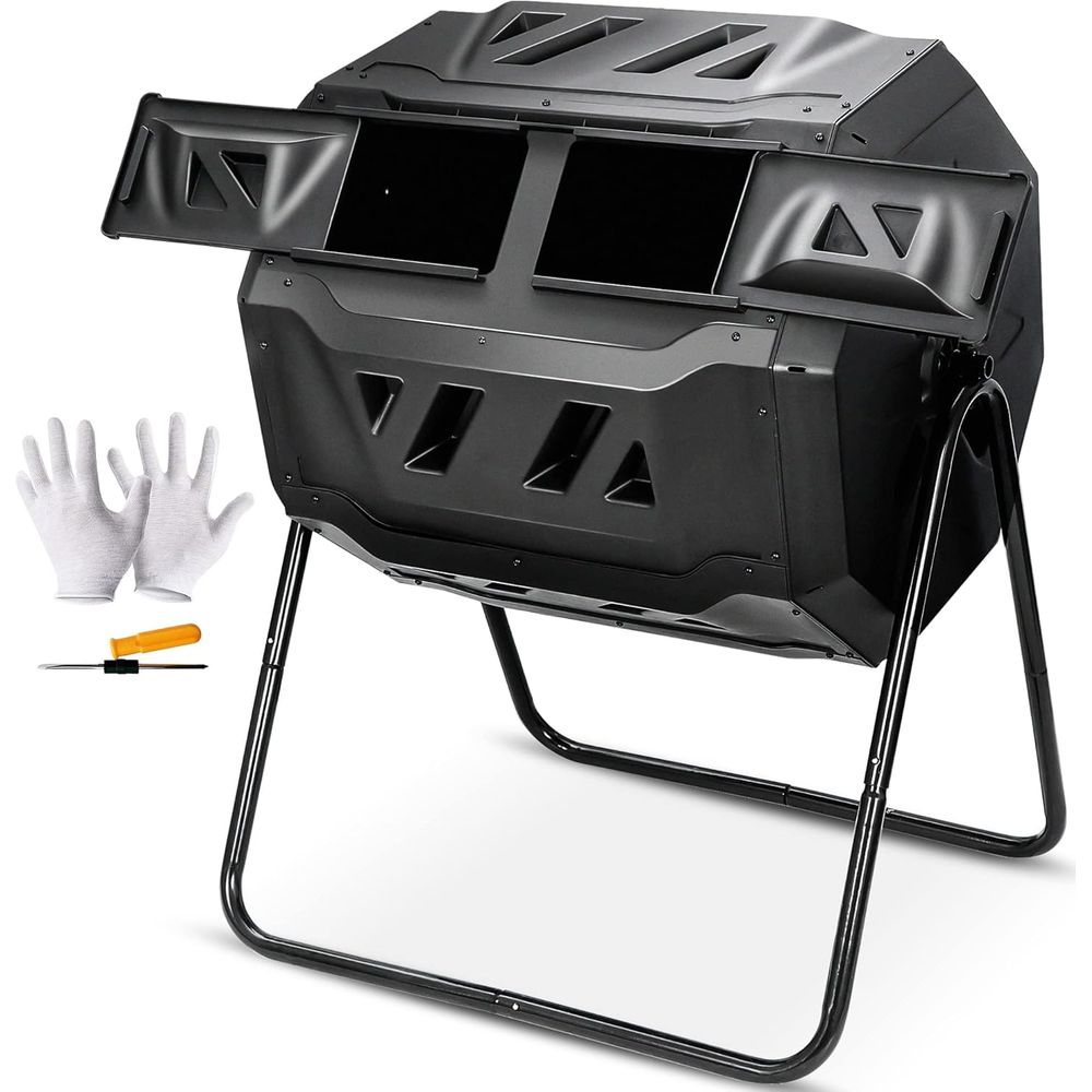Compost Bin - صندوق سماد دوار سعة 43 جالون