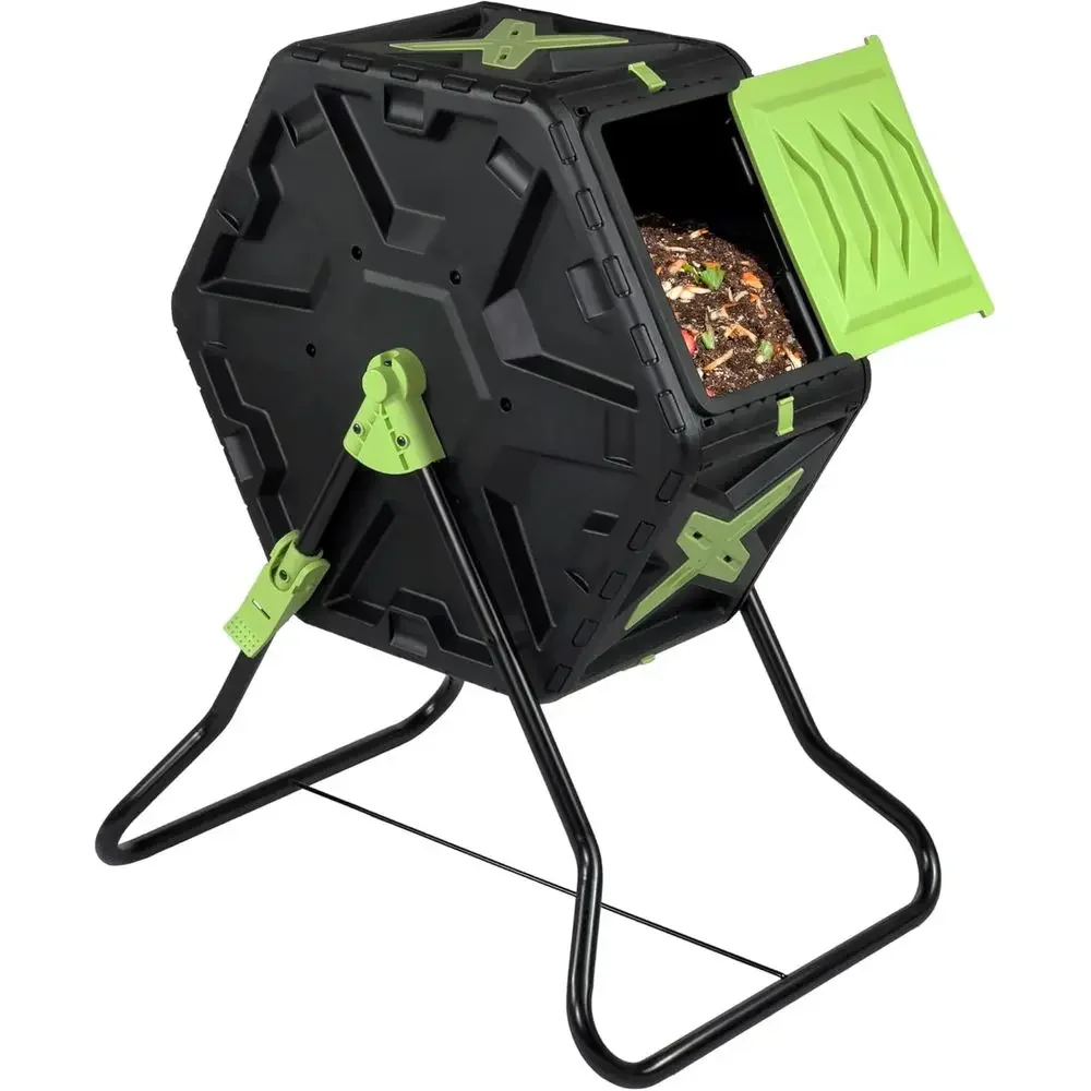 Compost Bin - صندوق سماد دوار للاستخدام الخارجي سعة