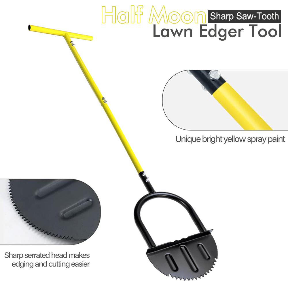 Gardening Tools Edger - أداة تشذيب الحواف على شكل نصف