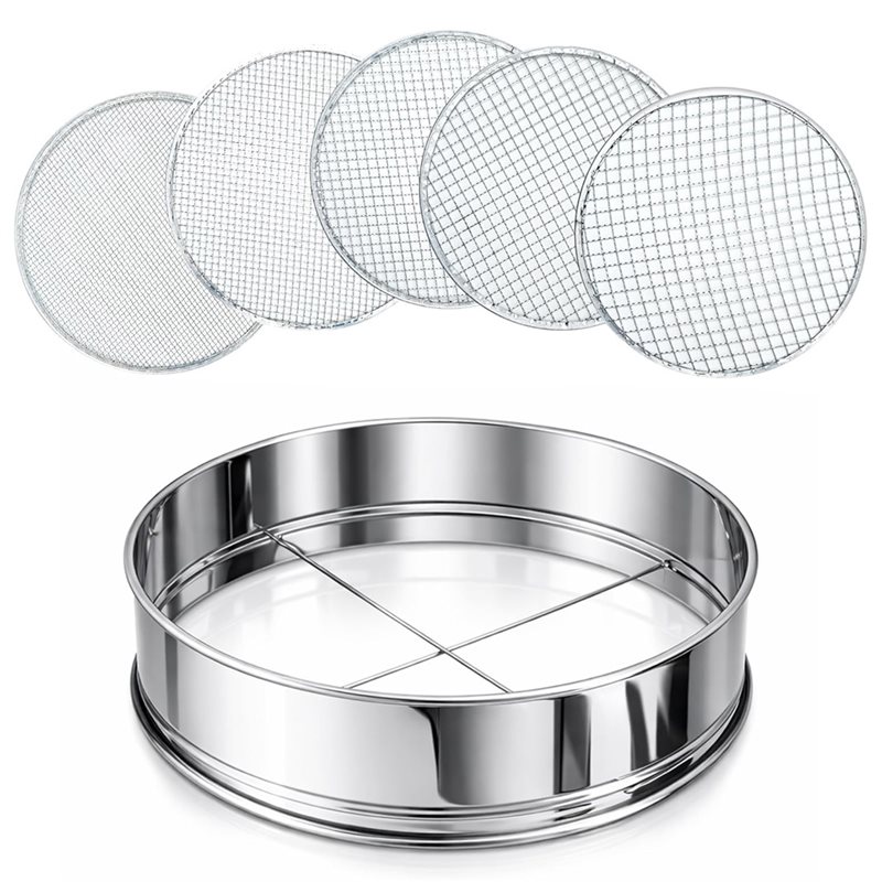 Garden Sieve Soil - منخل حديقة B23B من الفولاذ المقاوم