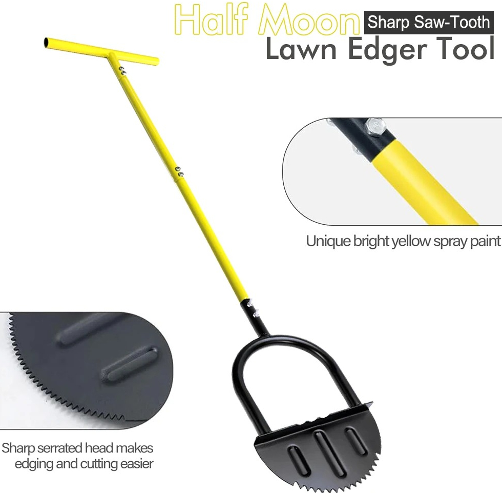 حواف عشب فولاذية يدوية شديدة ا - مراجعة Gardening Tools Edger وسعره