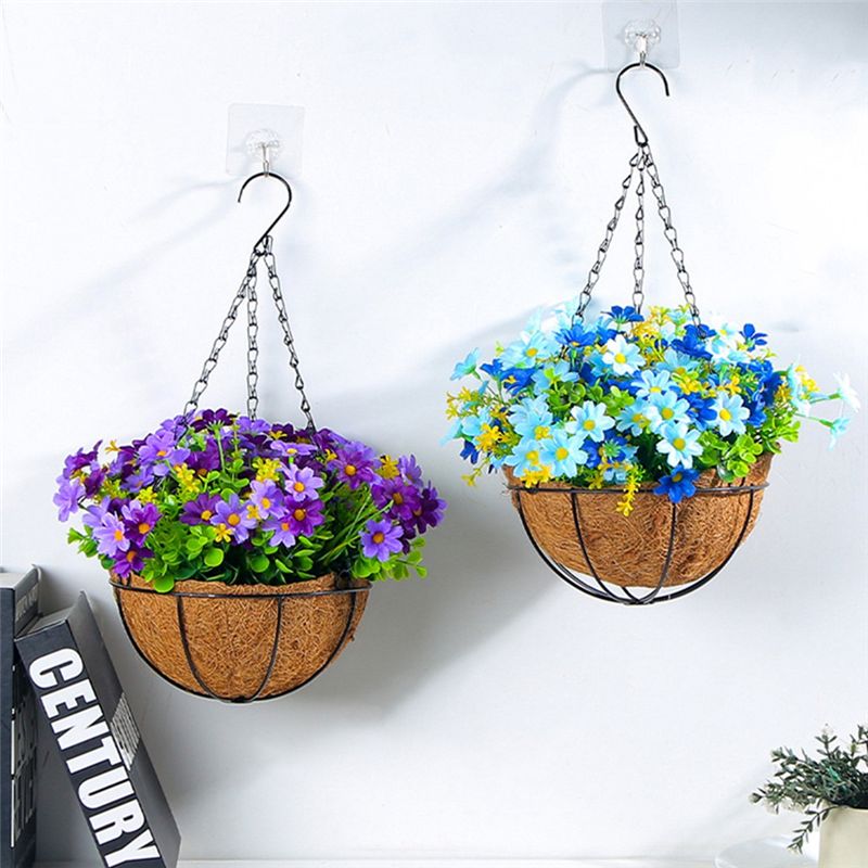 زهور صناعية معلقة في سلة لتزيي - مراجعة Gardening Tools Yellow وسعره