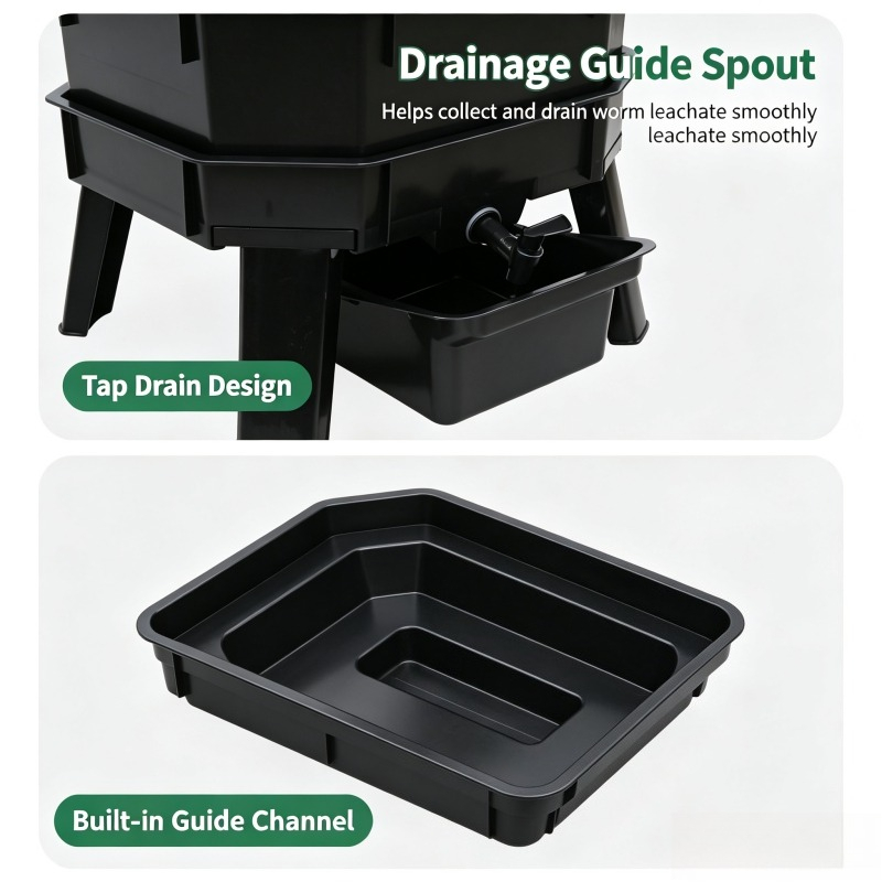 صندوق تسميد الديدان لتدوير نفا - مراجعة Compost Bin وسعره