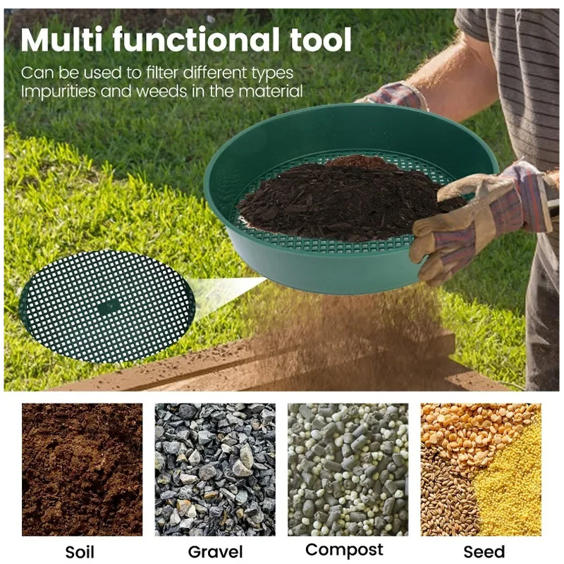【أدوات أساسية للحدائق】منخل ترب - مراجعة Garden Sieve Soil وسعره