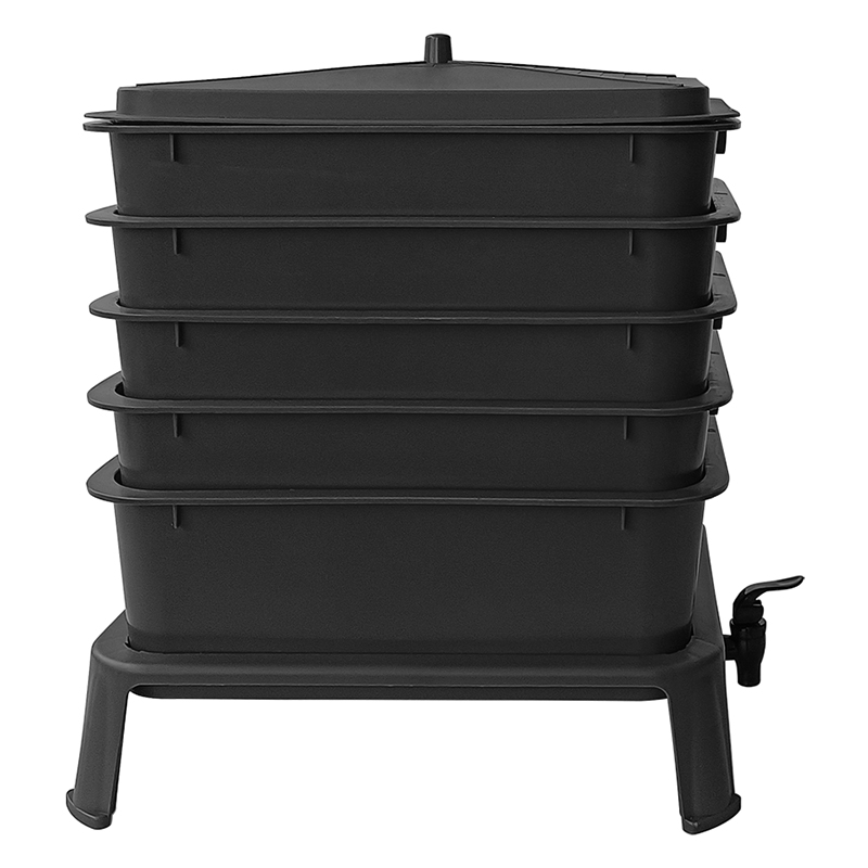 صندوق سماد دودي متين سعة 50 لت - مراجعة Compost Bin وسعره