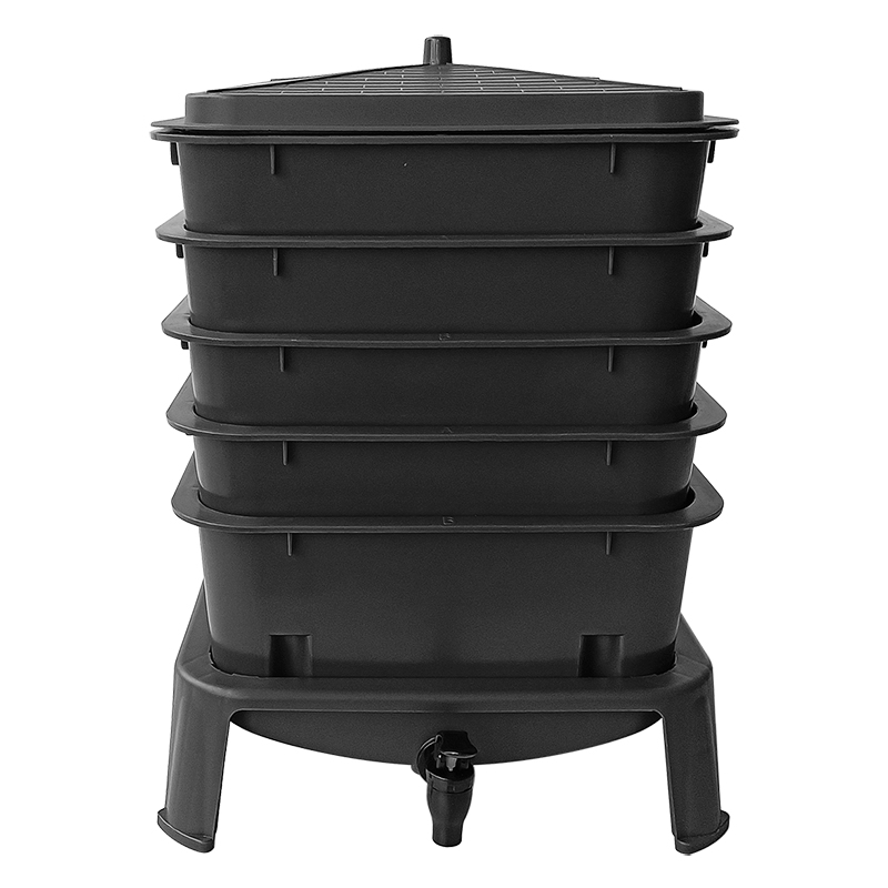 صندوق سماد دودي متين سعة 50 لت - مراجعة Compost Bin وسعره