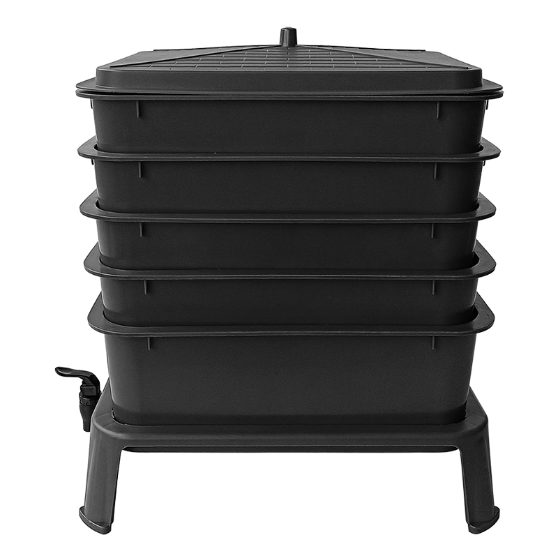 صندوق سماد دودي متين سعة 50 لت - مراجعة Compost Bin وسعره