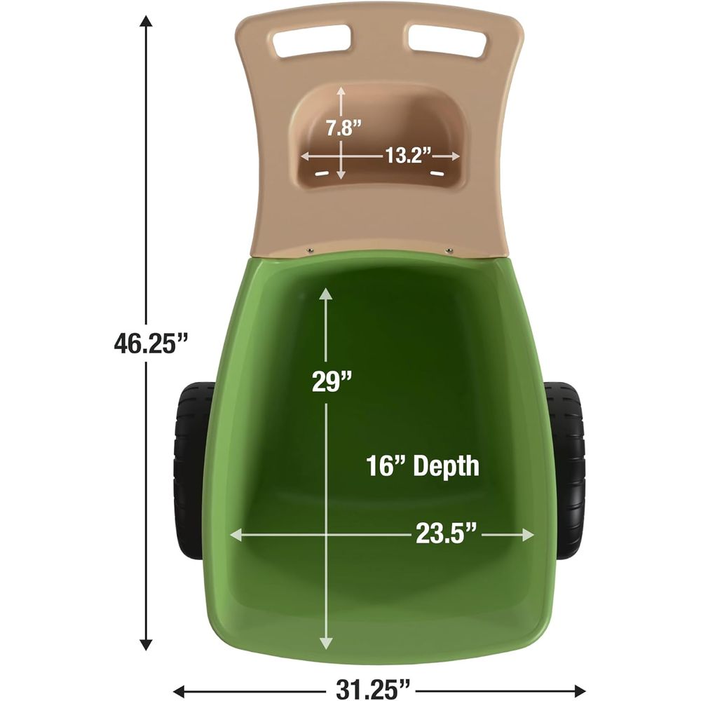 عربة يدوية متينة مع صينية تخزي - مراجعة Gardening Tools Made In Usa وسعره
