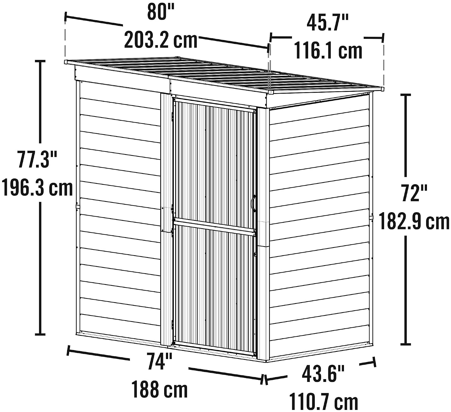 مبنى تخزين مدمج من الفولاذ الم - مراجعة Gardening Tools Storage وسعره
