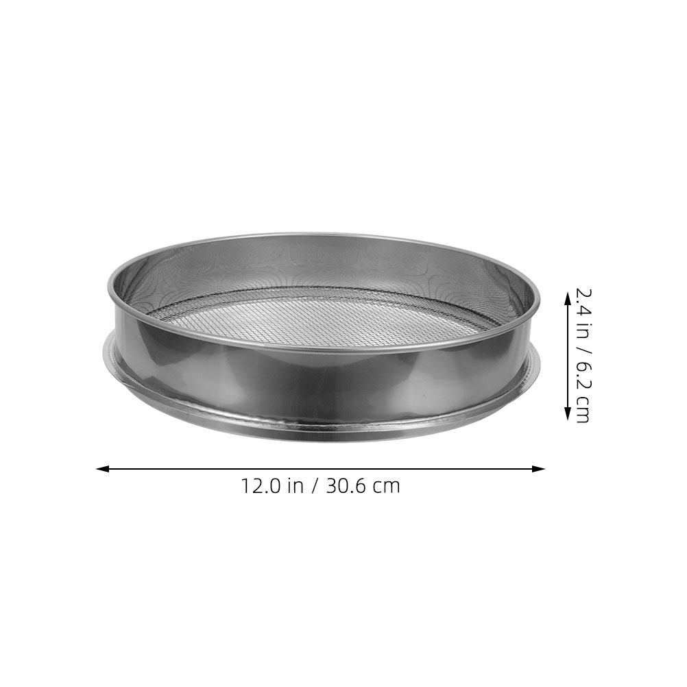 منخل شبكي دائري من الفولاذ الم - مراجعة Garden Sieve Soil وسعره