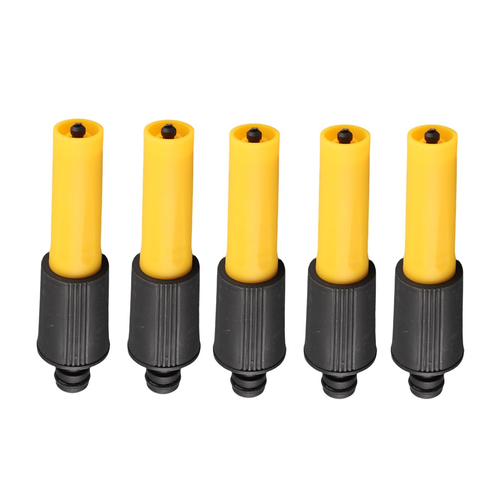 5 قطع من فوهات خراطيم الضغط ال - مراجعة Gardening Tools Yellow وسعره