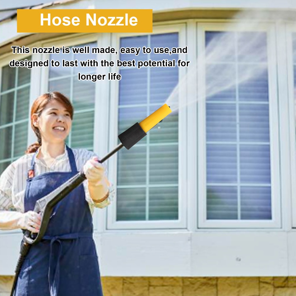 5 قطع من فوهات خراطيم الضغط ال - مراجعة Gardening Tools Yellow وسعره