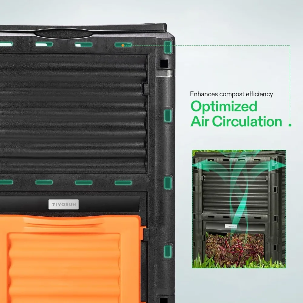 سلة سماد خارجية جالون بسعة كبي - مراجعة Compost Bin وسعره