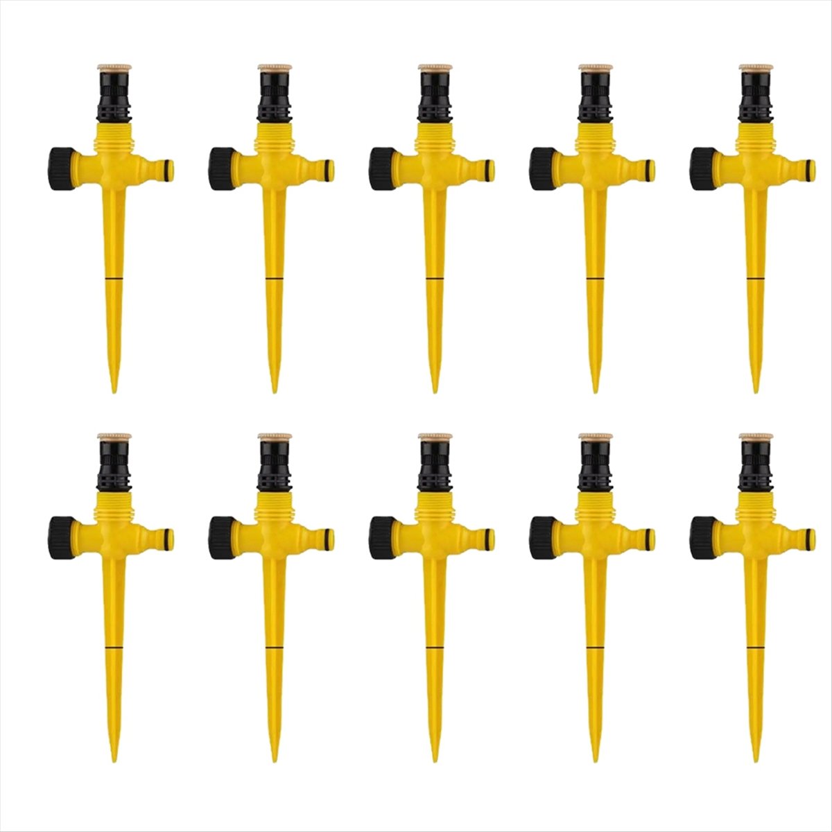 رشاش حدائق AT16 بزاوية 360 درج - مراجعة Gardening Tools Yellow وسعره