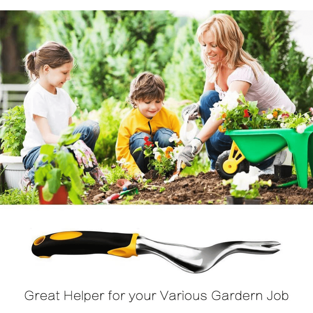 أدوات إزالة الأعشاب الضارة في  - مراجعة Gardening Tools Yellow وسعره