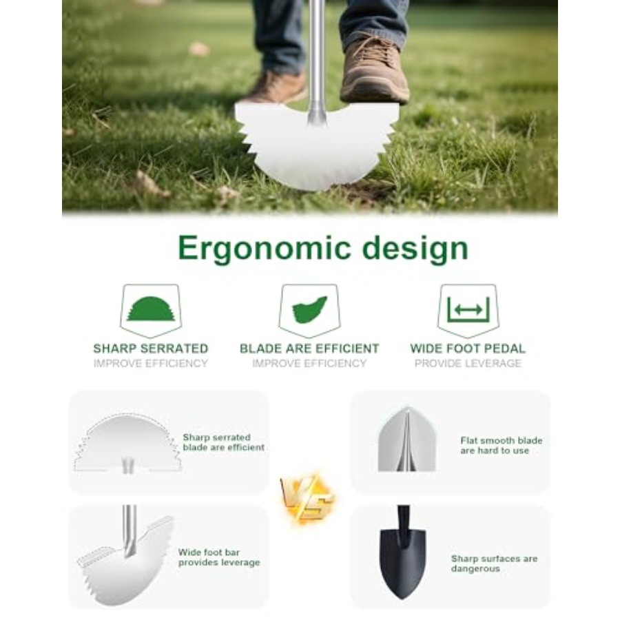 أداة تحديد حواف العشب المسننة  - مراجعة Gardening Tools Edger وسعره