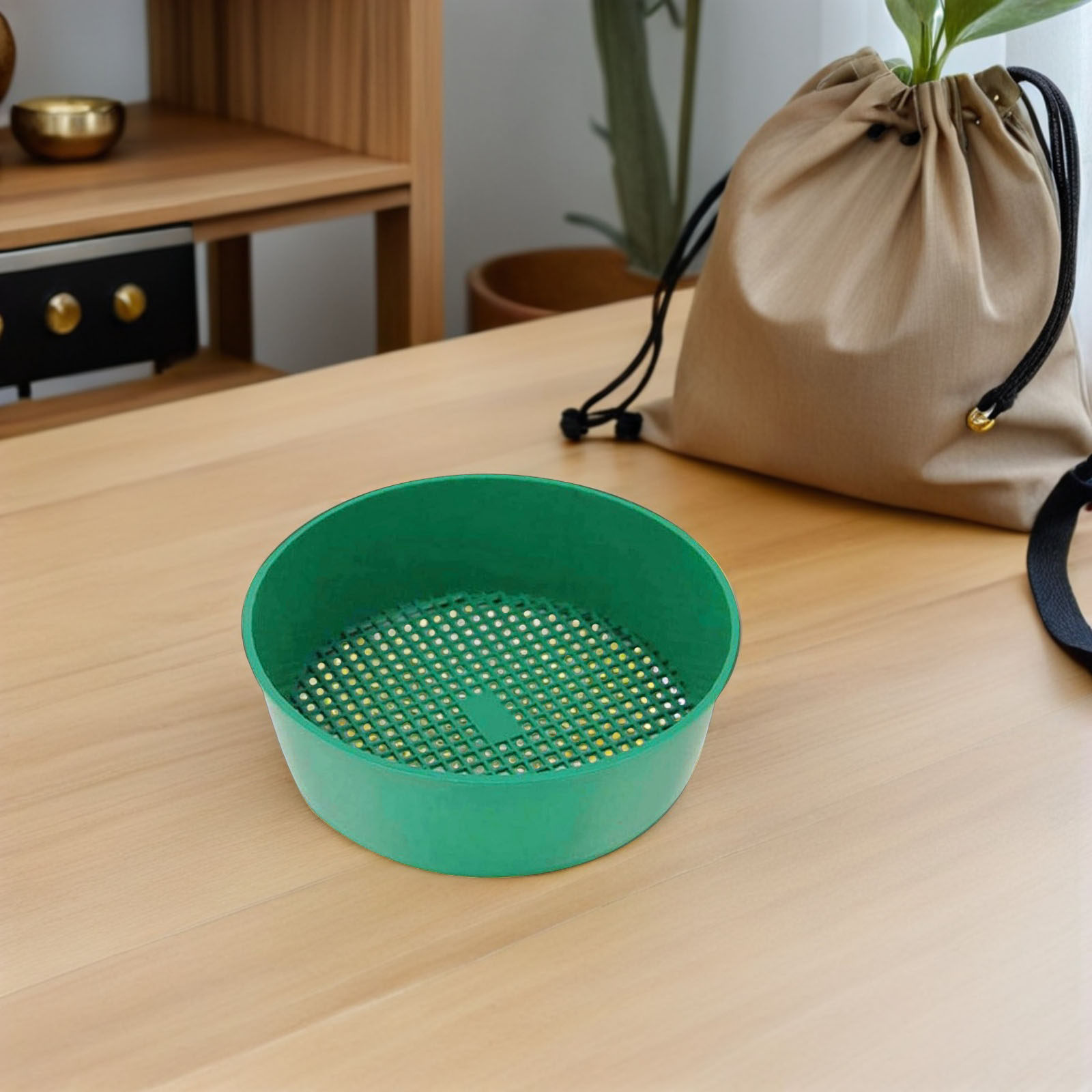 منخل شبكي بلاستيكي لفرز تربة ا - مراجعة Garden Sieve Soil وسعره