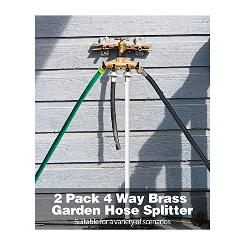 ABNQ موزع خرطوم نحاسي رباعي ال - مراجعة Gardening Tools Yellow وسعره