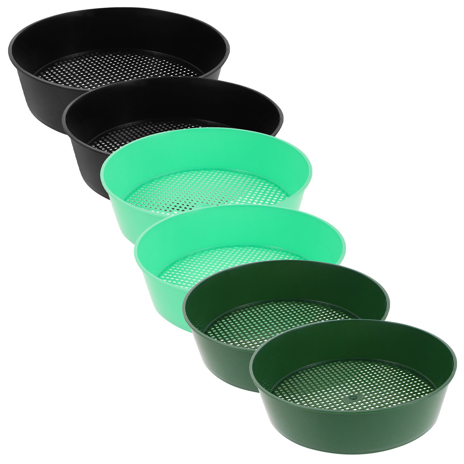 6 قطع من مناخل التربة البلاستي - مراجعة Garden Sieve Soil وسعره