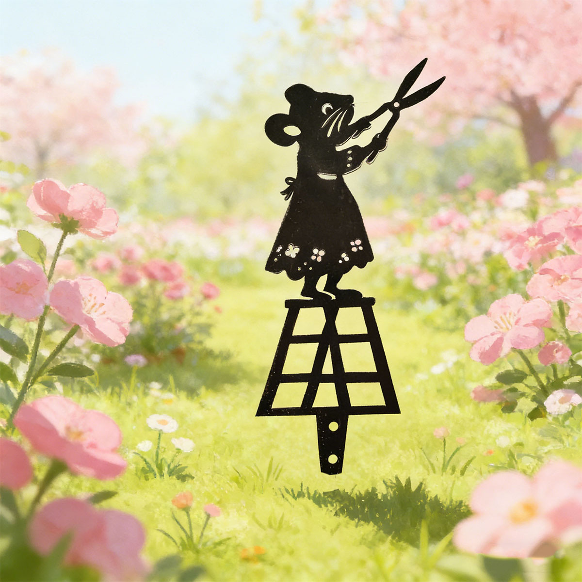 عمود حديقة معدني بتصميم خطوط س - مراجعة Gardening Tools For Home وسعره