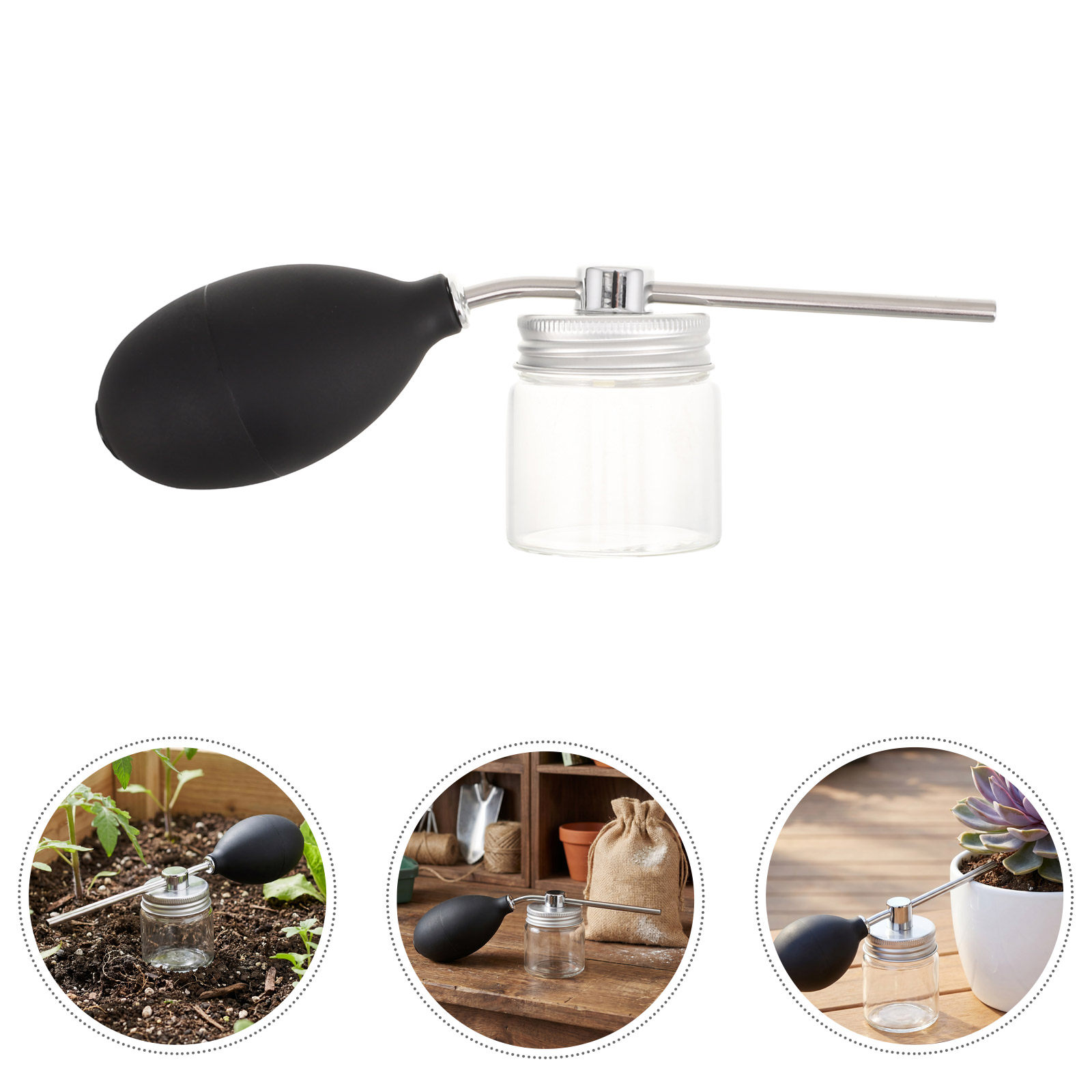 موزع مسحوق يدوي، بخاخ تربة الد - مراجعة Gardening Tools Target وسعره
