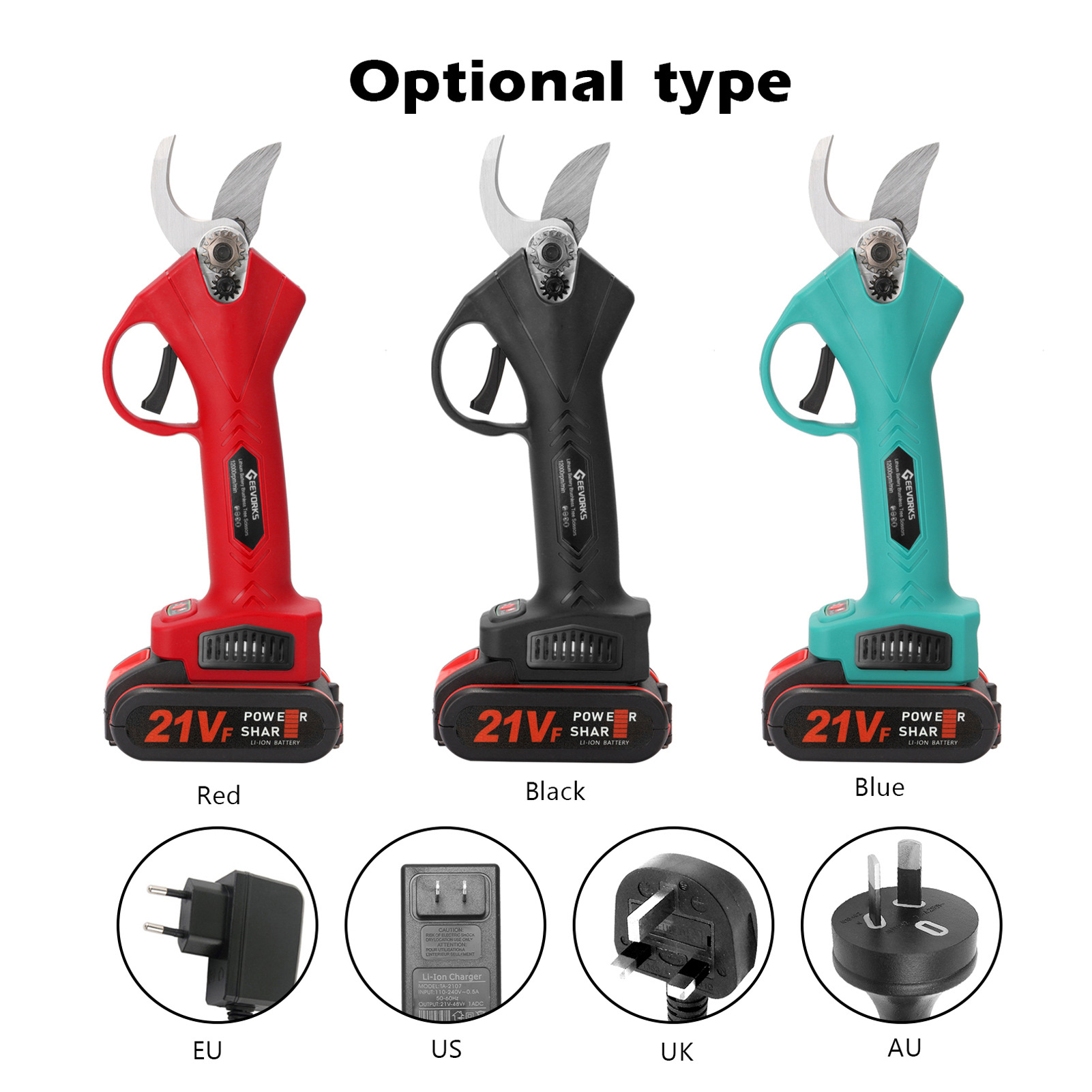 مقص محمول يعمل ببطارية الليثيو - مراجعة Gardening Tools Amazon وسعره
