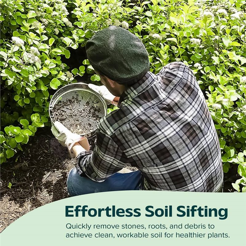 منخل حديقة B23B من الفولاذ الم - مراجعة Garden Sieve Soil وسعره