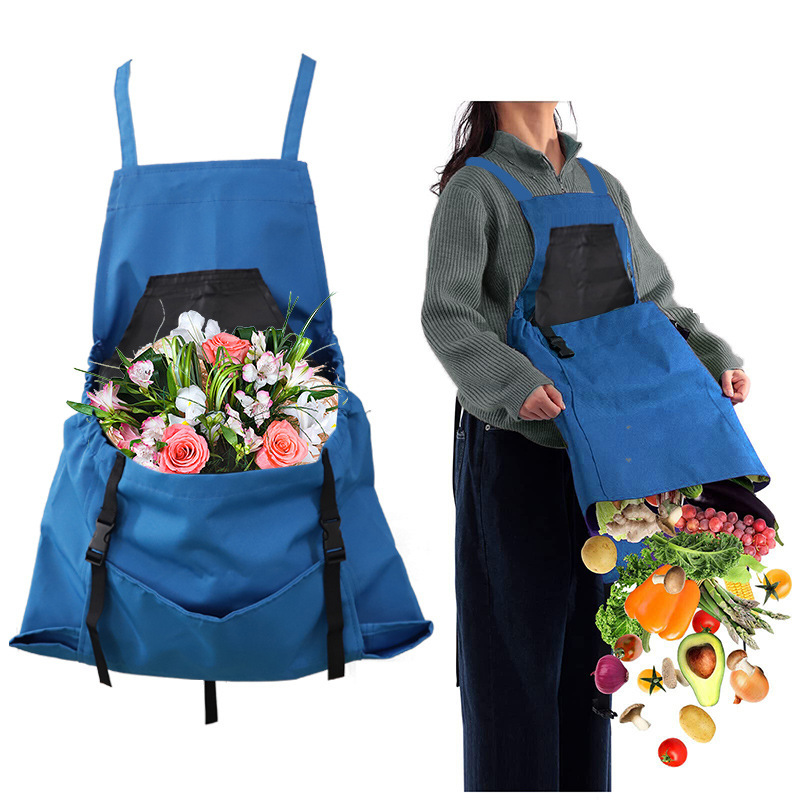 مريلة قطف خارجية بجيب كبير، مر - مراجعة Gardening Tools Big وسعره