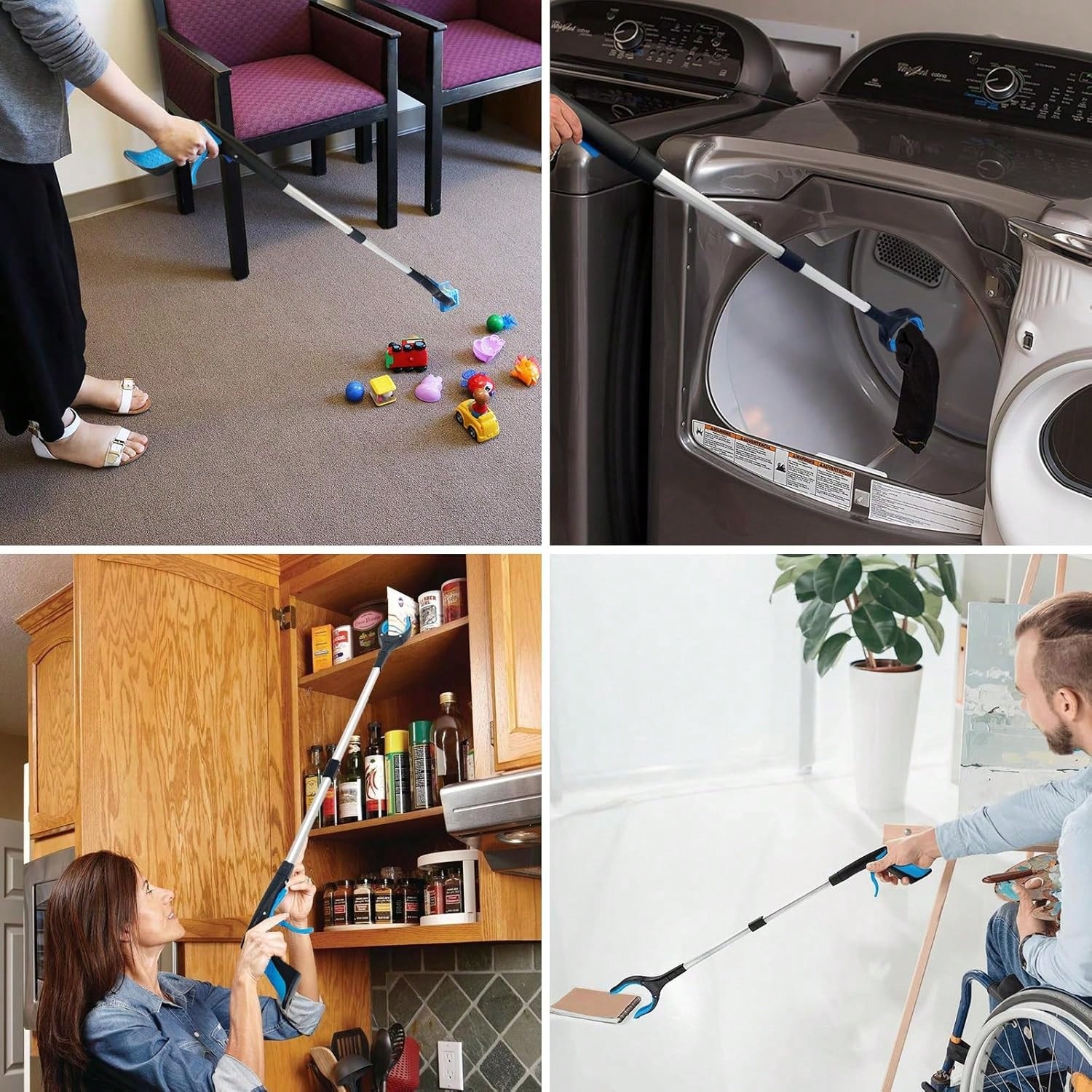 أداة التقاط قابلة للطي بطول 32 - مراجعة Gardening Tools For Seniors وسعره